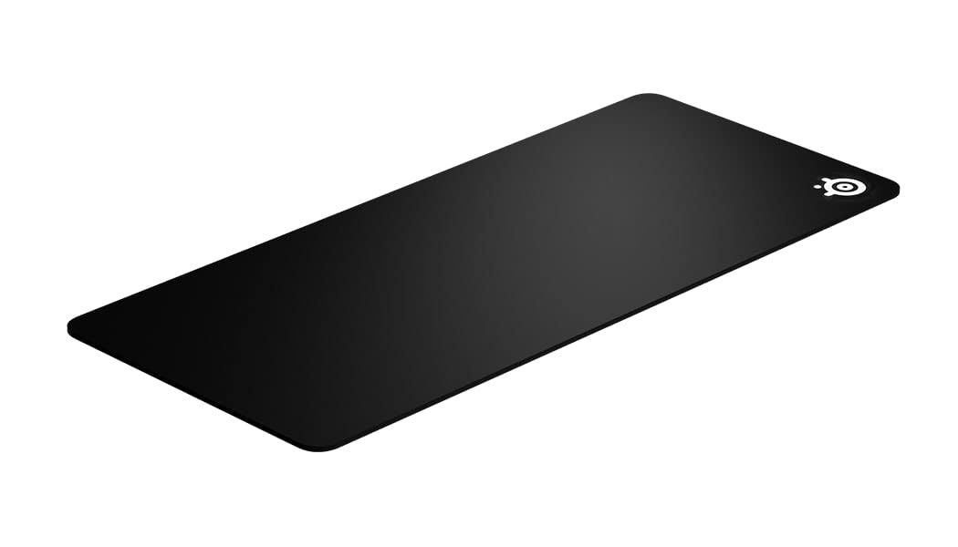 SteelSeries QcK Gaming Mouse Pad - XXL Cloth - Peak Tracking and Stability - Esports Mousepad - Never-Slip - Full Desk Coverage