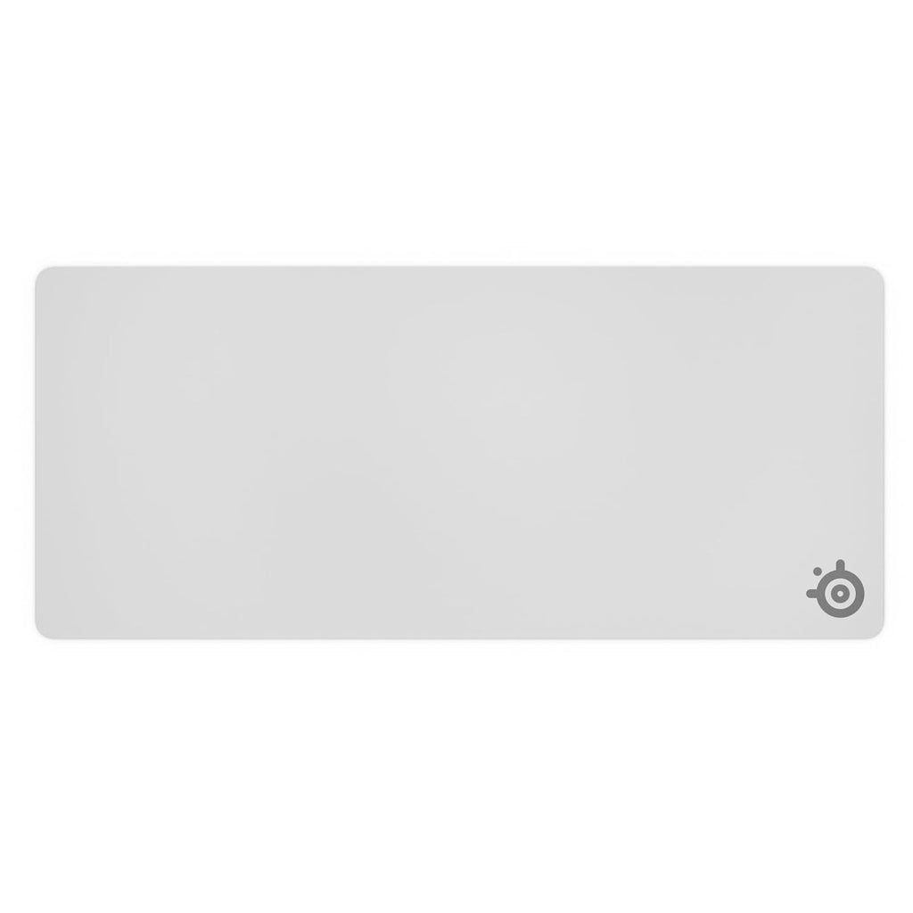 SteelSeries QcK Heavy Gaming Mousepad — Thicker, Non-Slip Silicone Rubber Base, Peak Tracking, Optimized for Gaming FPS, MOBAs, RTS, MMO — XXL Size 900 mm x 400 mm x 4 mm — White