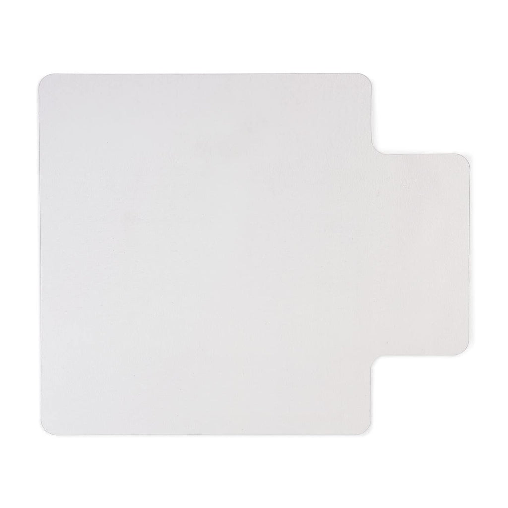 Staples Office Chair Mat, Clear, 35.5x47.5 Inch, Flat-Pile Carpet, with Lip