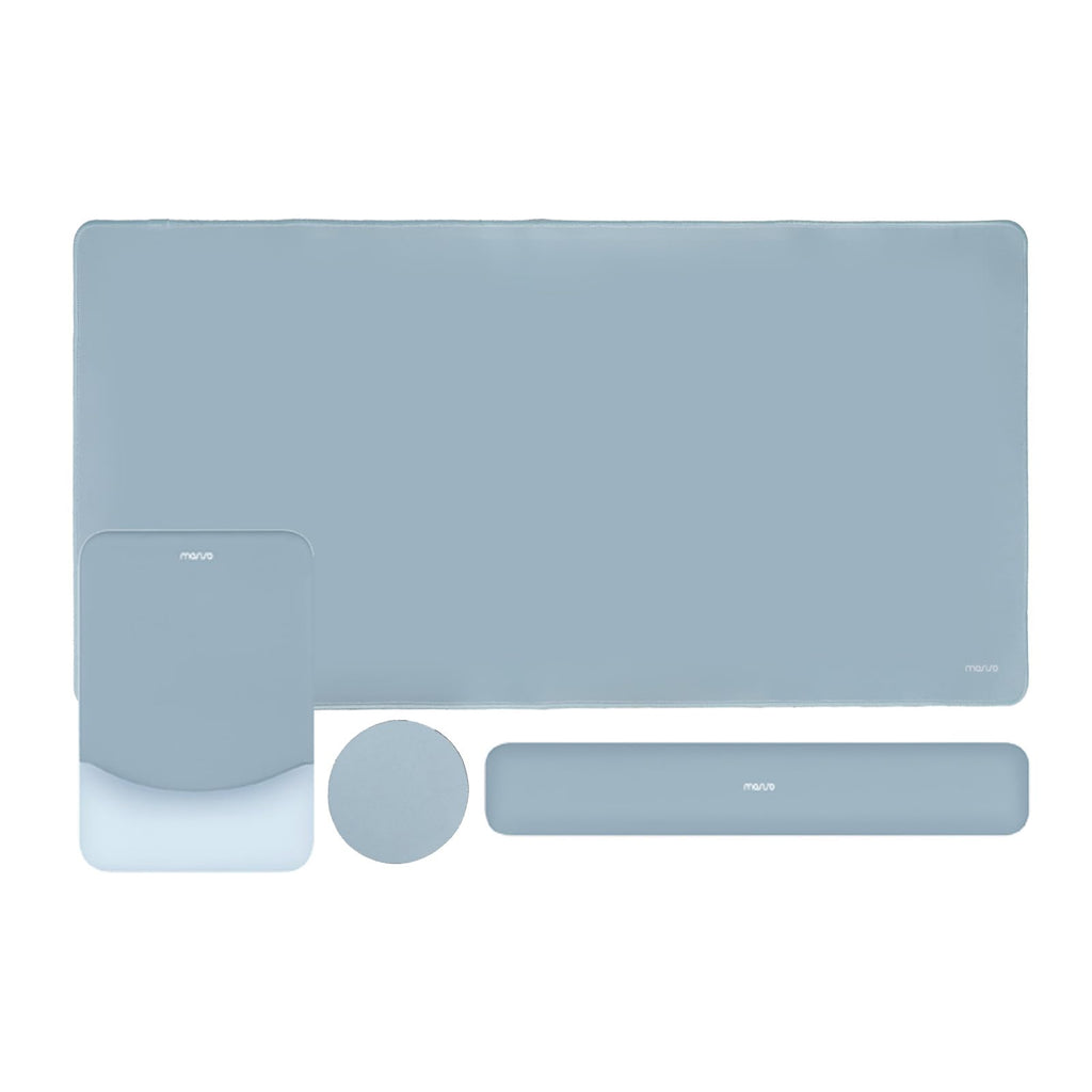 MOSISO Keyboard Mouse Pad Set, Large Gaming Mouse Pad&Keyboard Wrist Rest