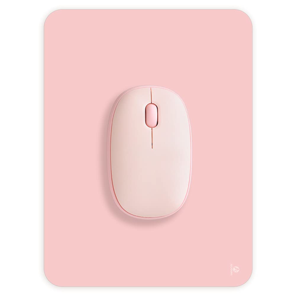 Audimi Small Mouse Pad 6 x 8 Inch, Mini Mouse Pad Thick for Laptop Wireless Mouse Home Office Travel, Portable & Washable (Black)