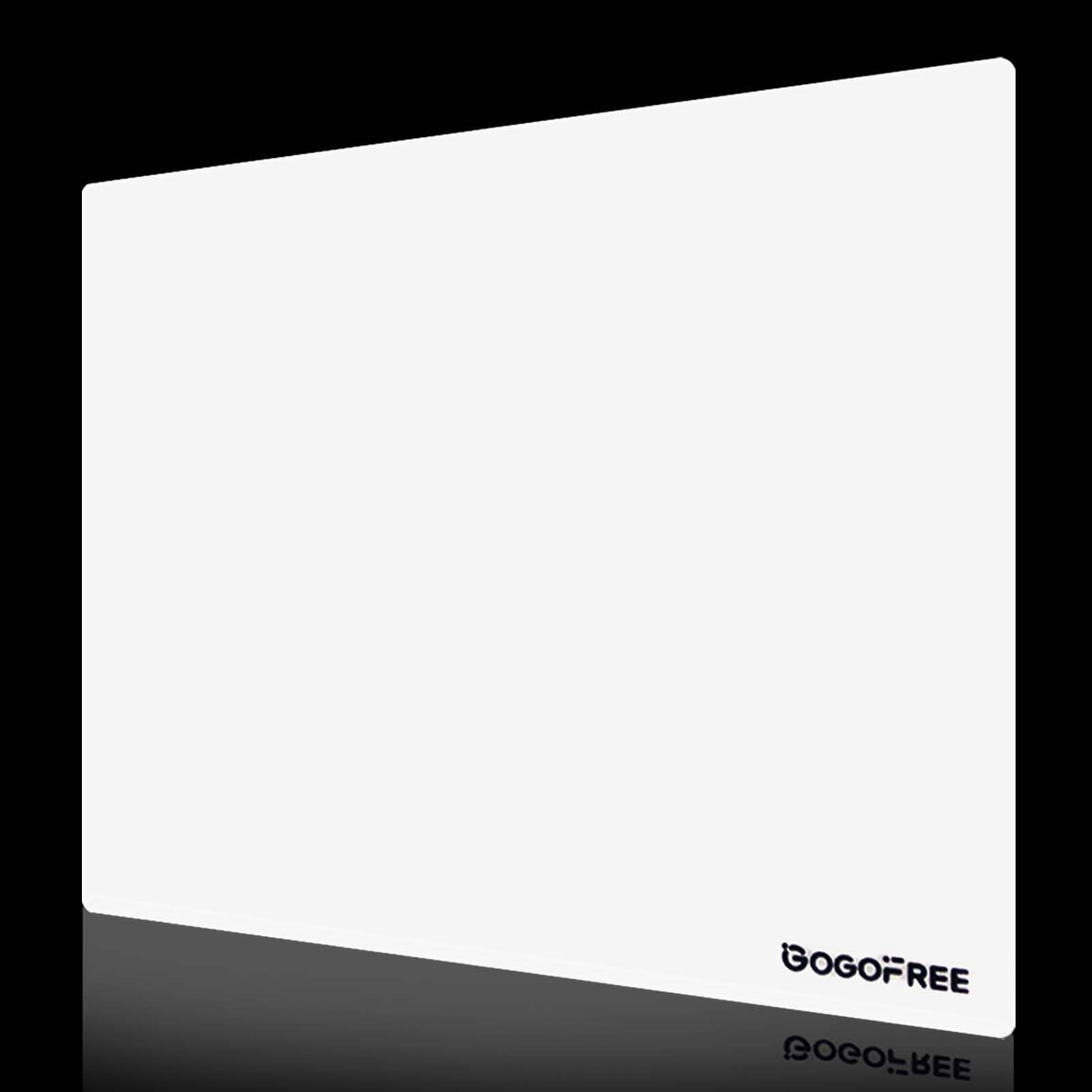 Glass Gaming Mouse Pad, Professional Esport Tempered Glass Mouse Pad Ultra-Smooth Micro-Etched Surface for Top Speed and Control,Hard Mousepad Black (15.7'' x 11.8'')