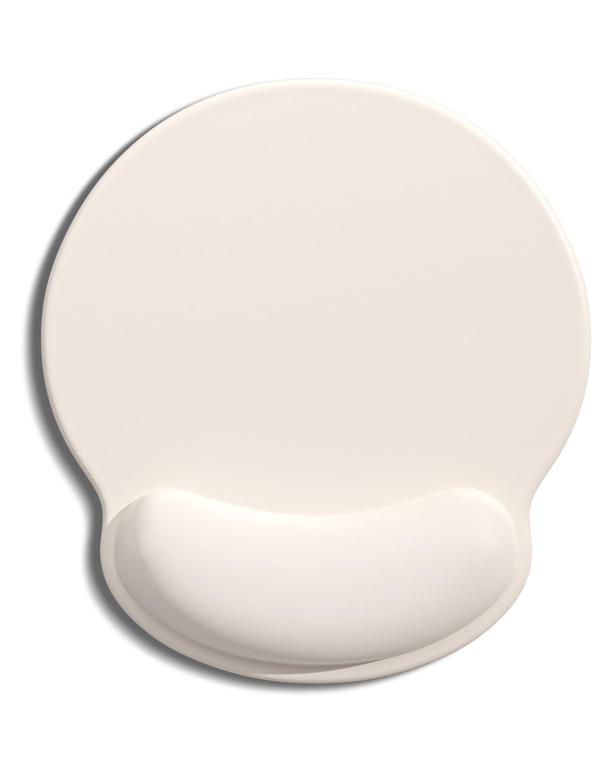 Auhoahsil Ergonomic Mouse Pad with Wrist Rest, Comfortable Silicone Non-Slip Computer Pain Relief Gel Mouse Mat with Wrist Support for Gaming, Work, Office, Women & Men, Cute Pattern, Beige