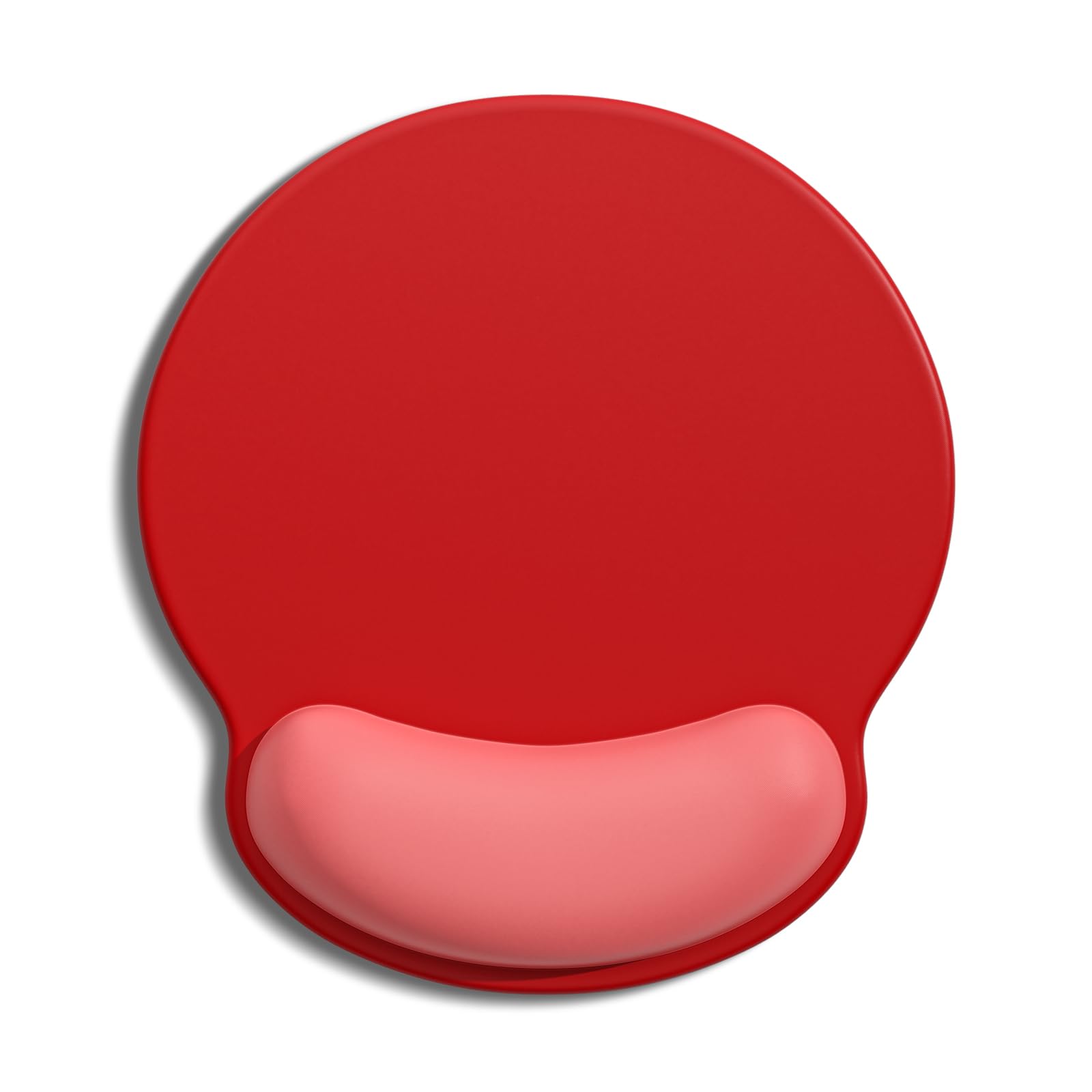 Auhoahsil Ergonomic Mouse Pad with Wrist Rest, Comfortable Silicone Non-Slip Computer Pain Relief Gel Mouse Mat with Wrist Support for Gaming, Work, Office, Women & Men, Cute Pattern, Beige