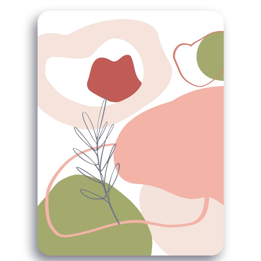 Audimi Small Mouse Pad 6 x 8 Inch, Mini Mouse Pad Thick for Laptop Wireless Mouse Home Office Travel, Portable & Washable (Black)