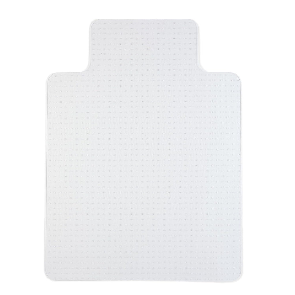Staples Office Chair Mat, Clear, 35.5x47.5 Inch, Flat-Pile Carpet, with Lip
