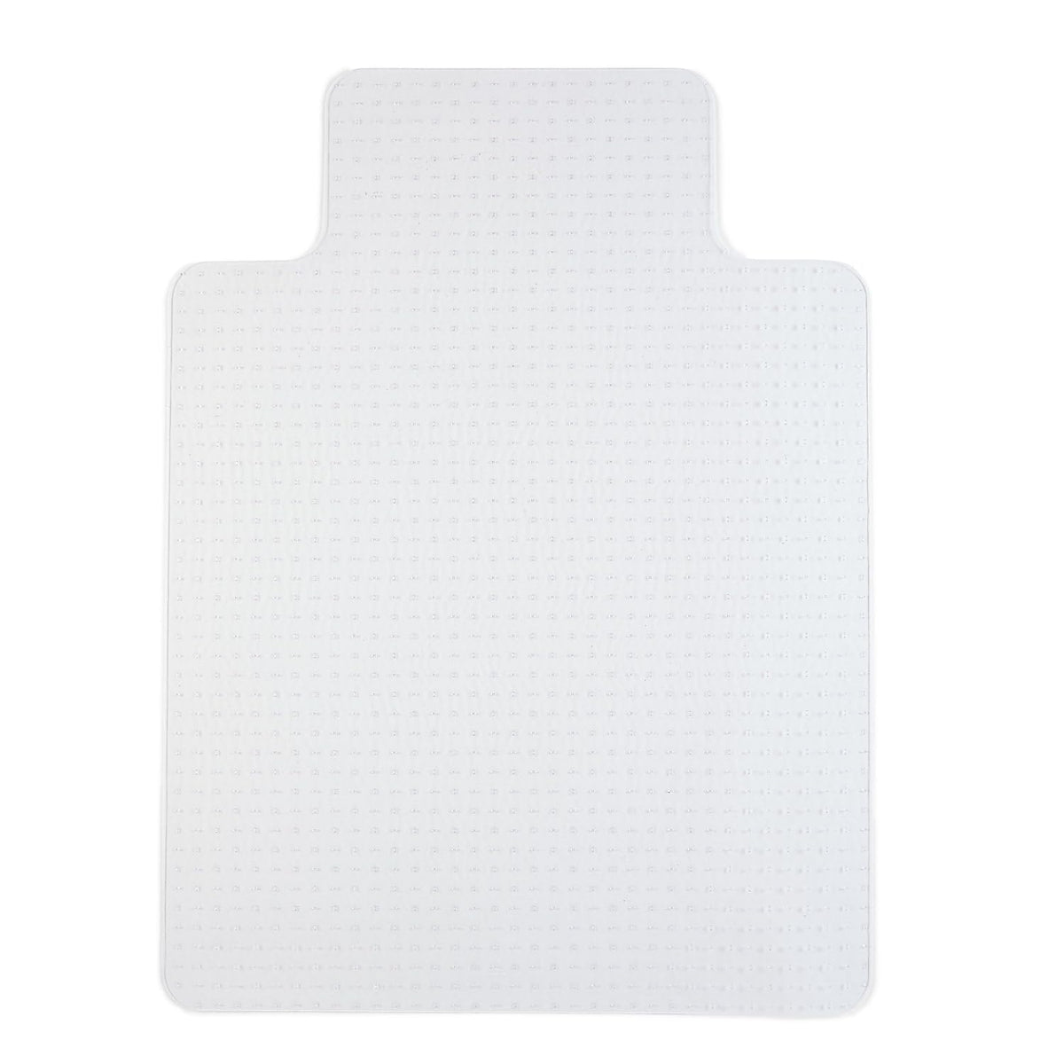 Staples Office Chair Mat, Clear, 35.5x47.5 Inch, Flat-Pile Carpet, with Lip
