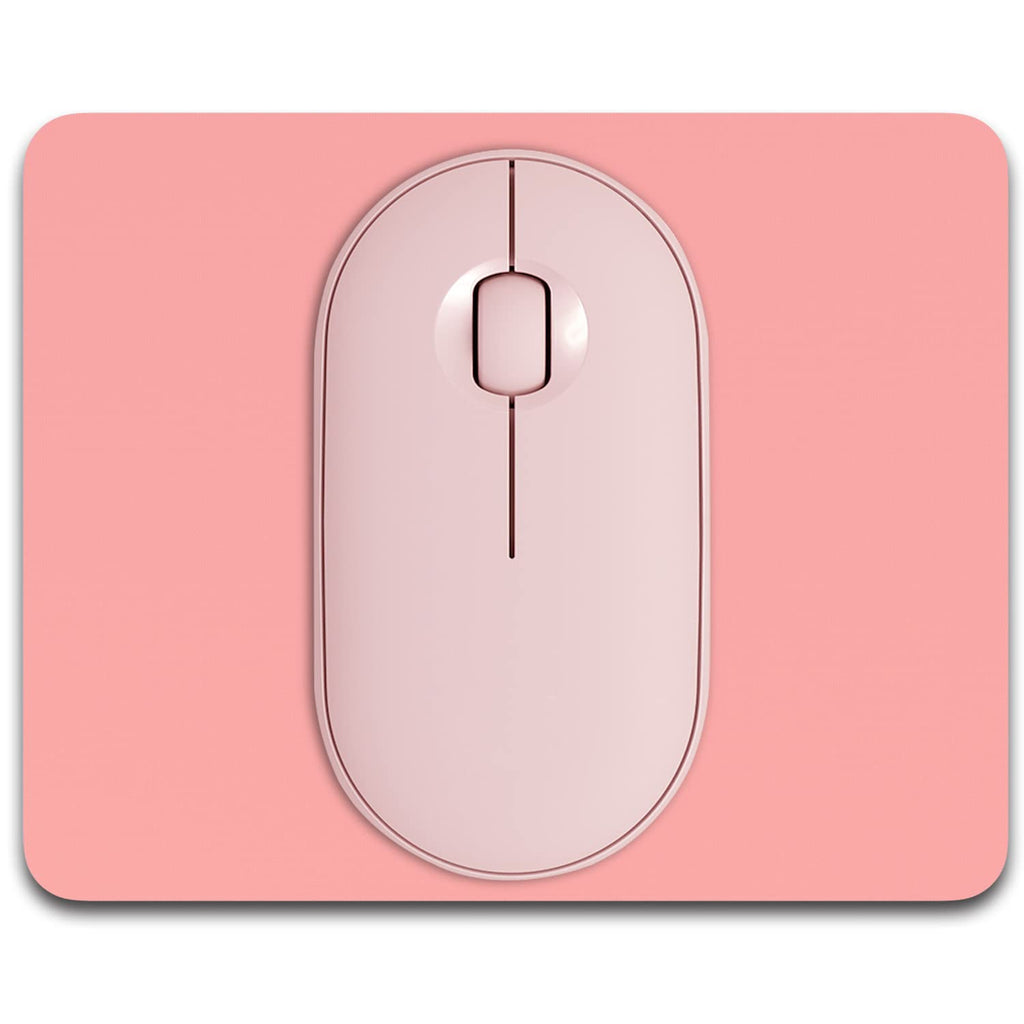 Dapesuom Small Mouse Pad, 6 x 8 Inch Thick Rubber Premium-Textured Non-Slip Portable & Washable Mini Mouse Mat for Women Men Wireless Laptops Keyboard Tray Gaming Work Computer Office Travel, Black