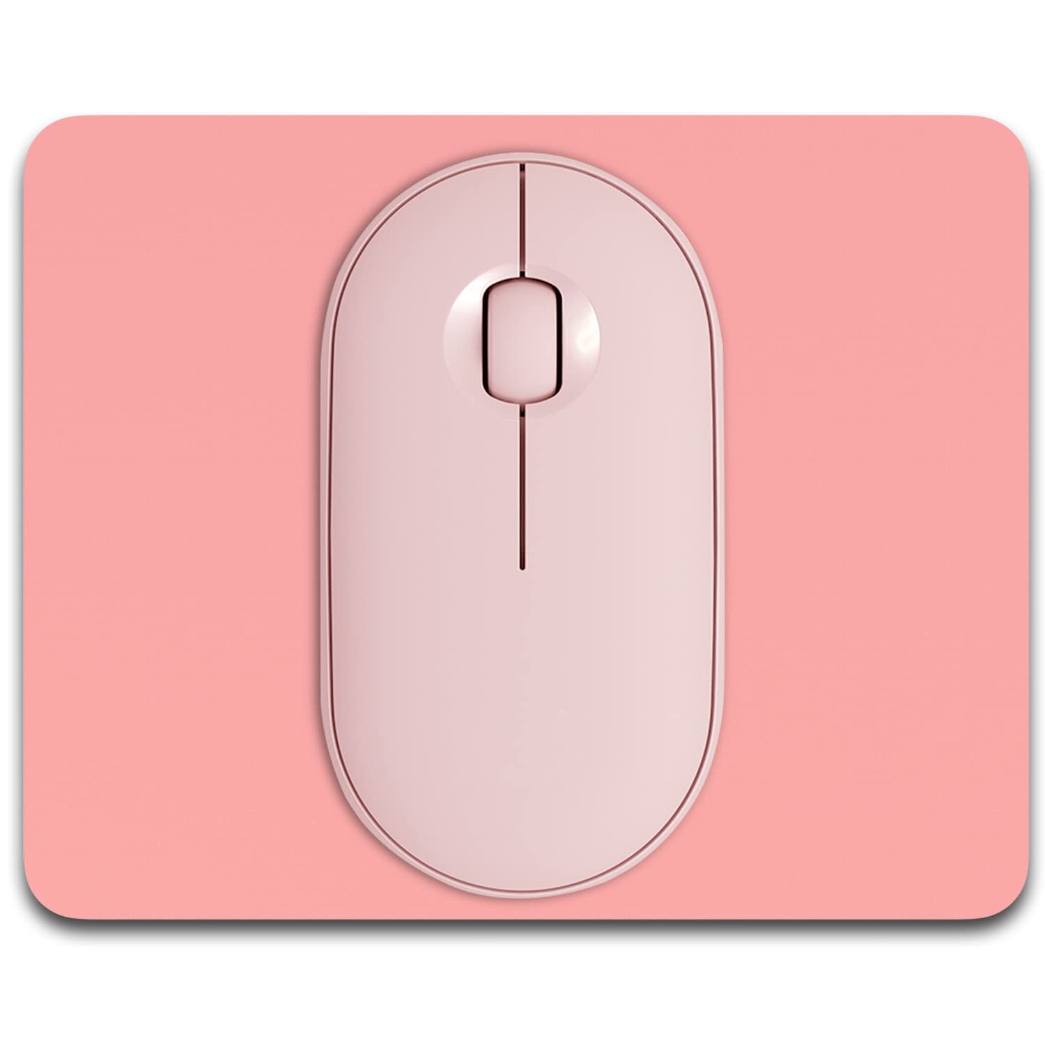 Dapesuom Small Mouse Pad, 6 x 8 Inch Thick Rubber Premium-Textured Non-Slip Portable & Washable Mini Mouse Mat for Women Men Wireless Laptops Keyboard Tray Gaming Work Computer Office Travel, Black