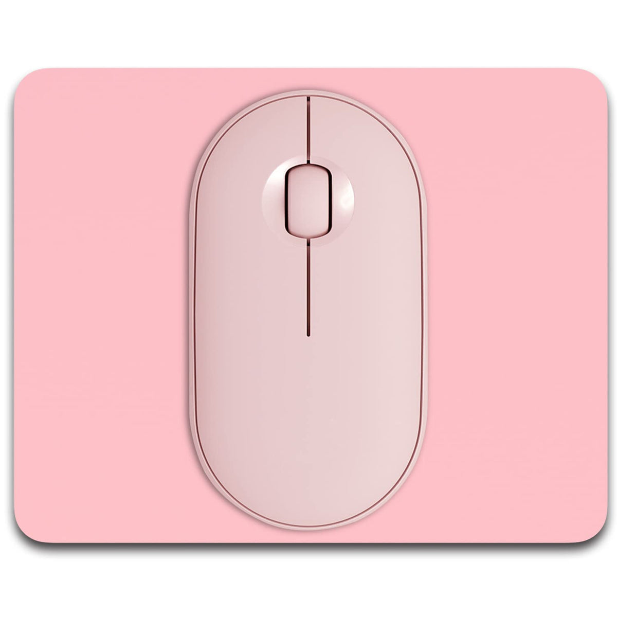 Dapesuom Small Mouse Pad, 6 x 8 Inch Thick Rubber Premium-Textured Non-Slip Portable & Washable Mini Mouse Mat for Women Men Wireless Laptops Keyboard Tray Gaming Work Computer Office Travel, Black