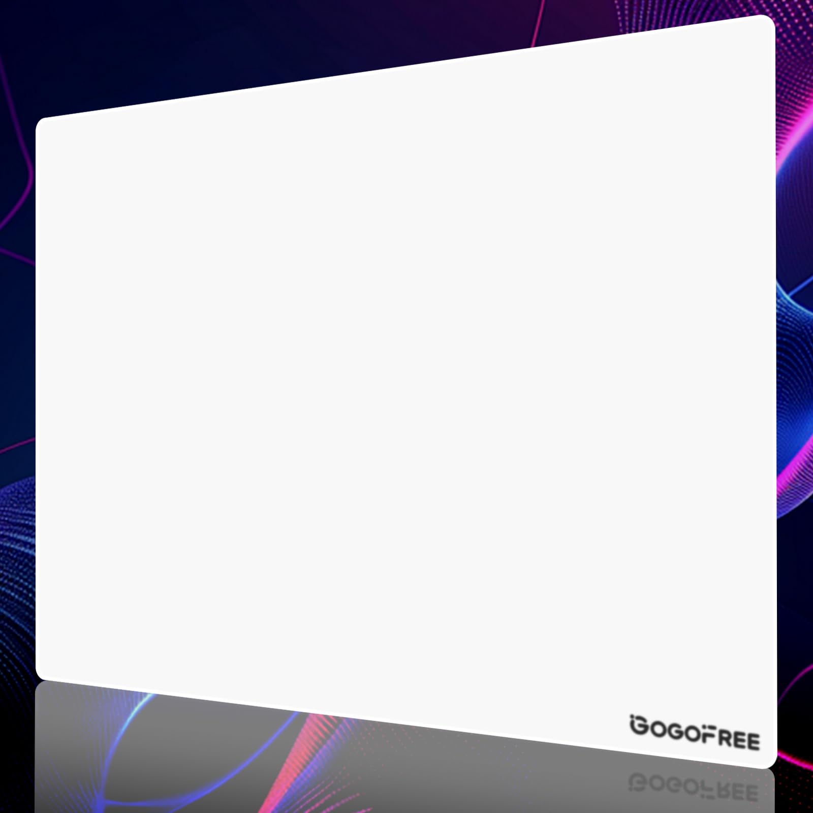 Glass Gaming Mouse Pad, Professional Esport Tempered Glass Mouse Pad Ultra-Smooth Micro-Etched Surface for Top Speed and Control,Hard Mousepad Black (15.7'' x 11.8'')