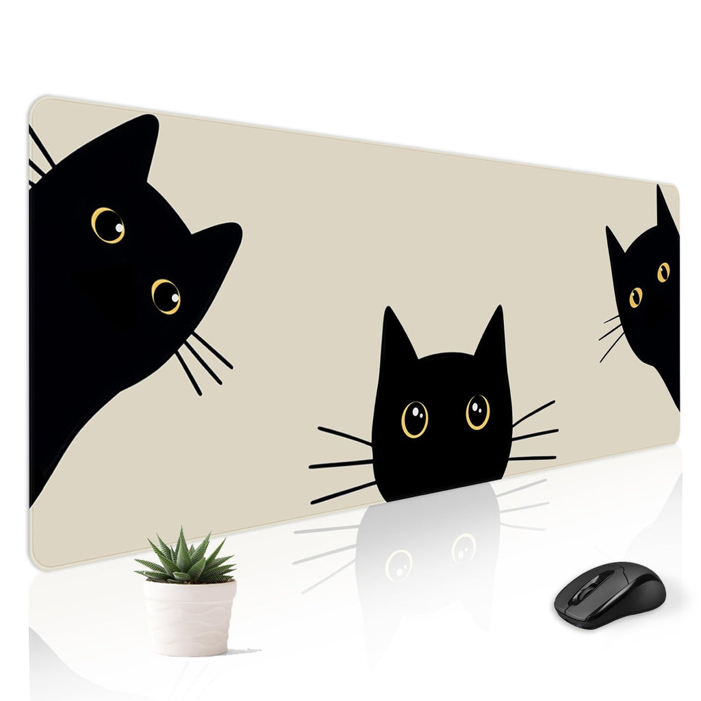 Cute Desk Mat for Keyboard Desktop Extra Large Mouse Pad, Castle