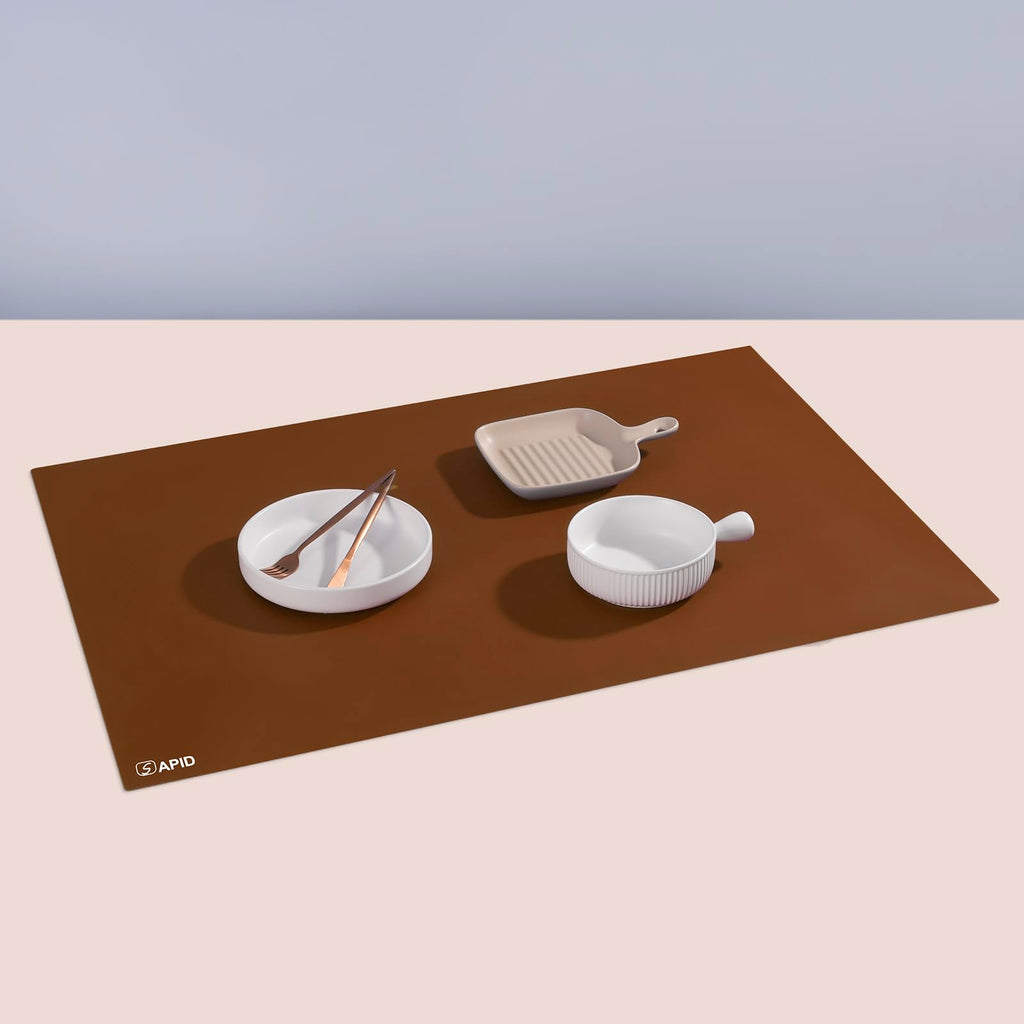 Extra Large Silicone Mat Kitchen Counter Heat Resistant Table Mat 36" x 24"