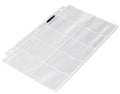 Amazon Basics Plastic Business Card Organizer Sleeves for 3-Ring Binder, Transparent Card Holder, 8.5 x 11 inches, 25-Pack
