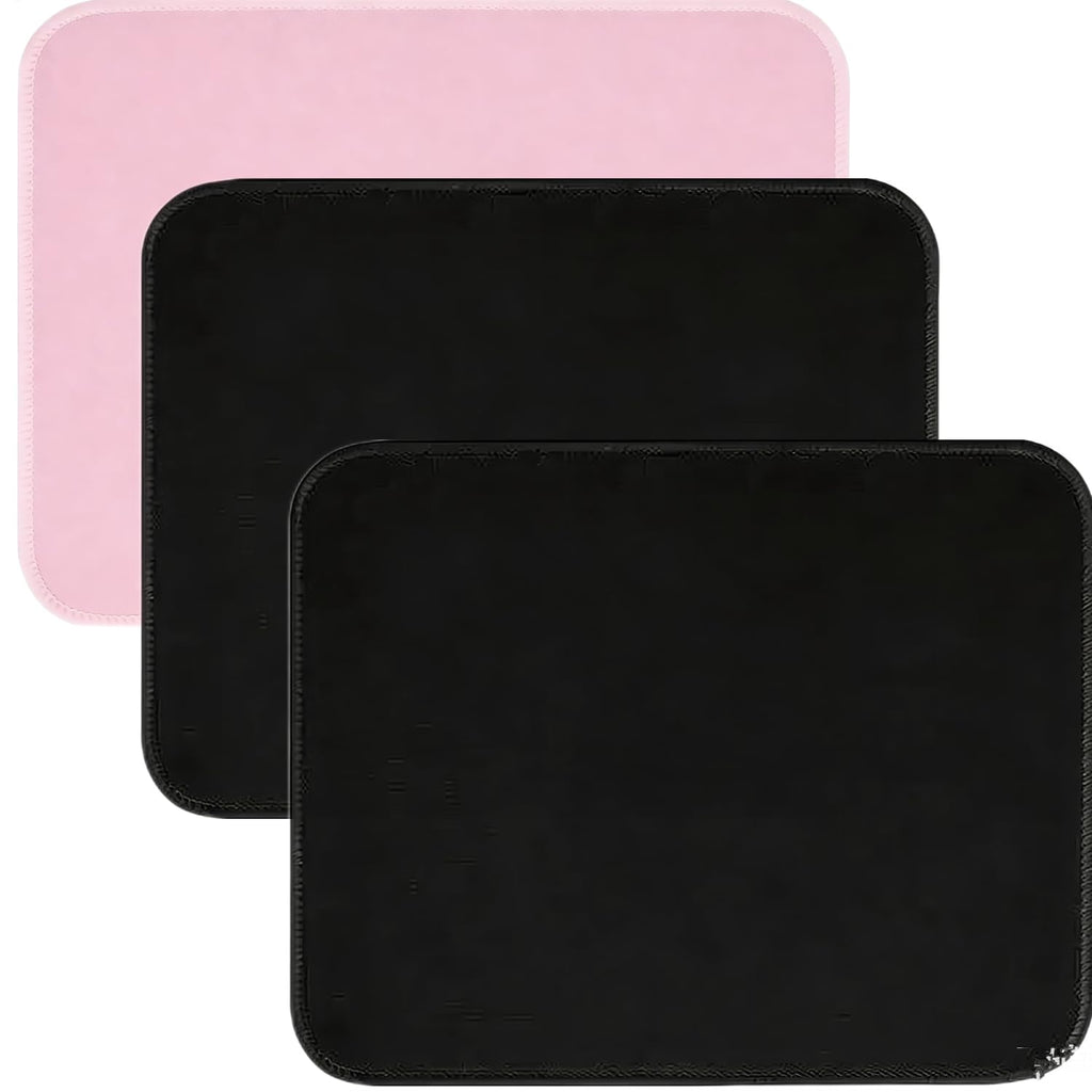 3 Pack Small Mouse pad Beach Square Mouse Mat for Wireless Mouse Office Computer Mousepad for Desk Mat Laptop with Non-Slip Rubber Base (Sea)