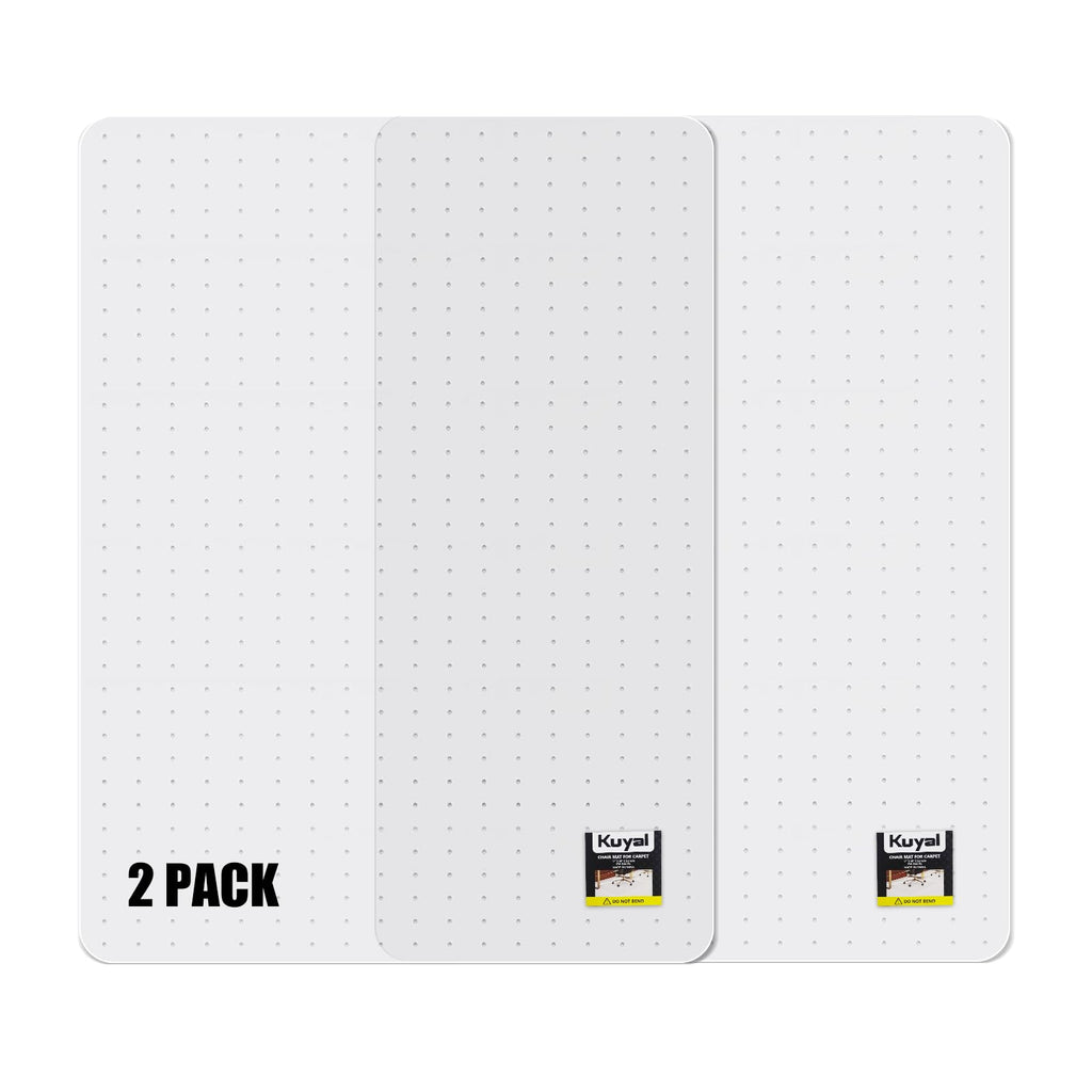 Kuyal Office Chair Mat for Carpet, Clear Heavy Duty Computer Chair Mat