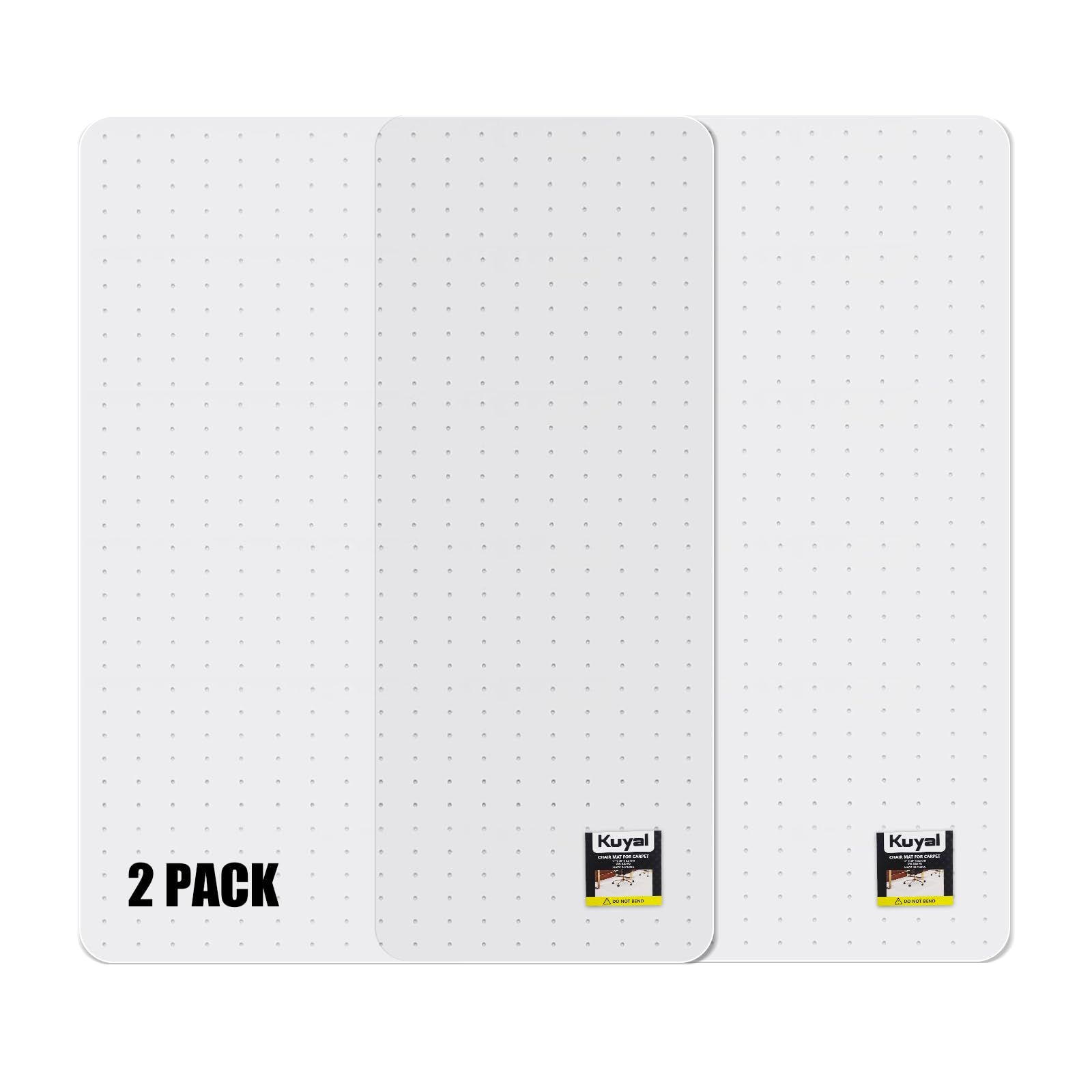 Kuyal Office Chair Mat for Carpet, Clear Heavy Duty Computer Chair Mat