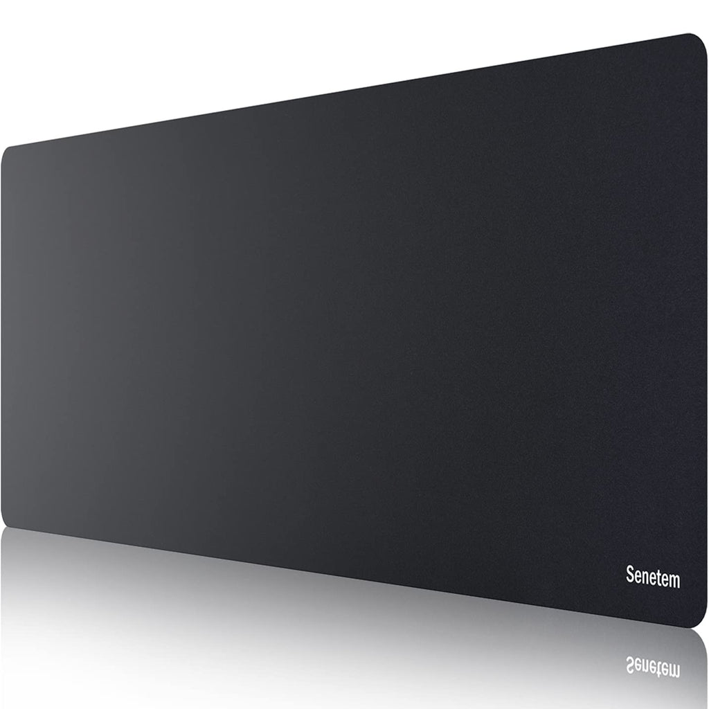 Senetem 4-Pack Mouse Pad, Smooth Gaming Mousepad, Non-Slip Black