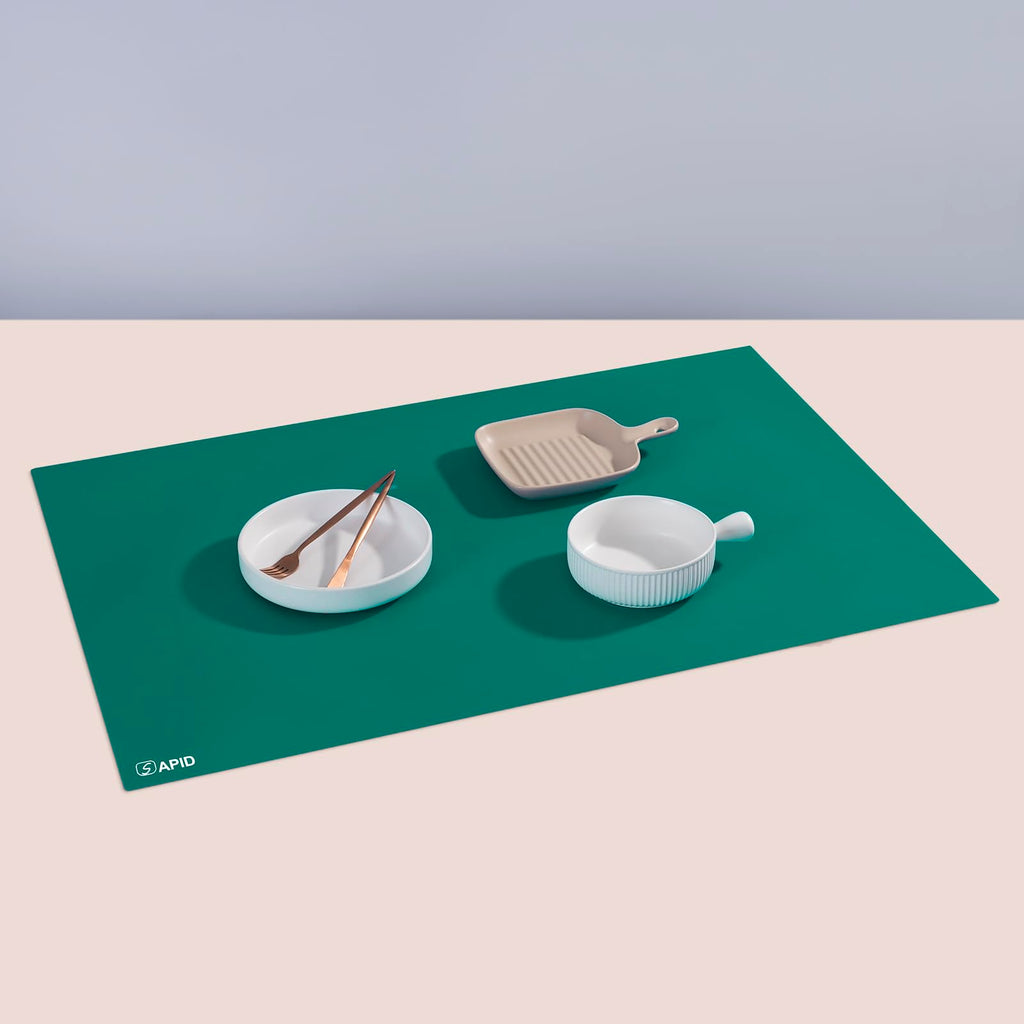 Extra Large Silicone Mat Kitchen Counter Heat Resistant Table Mat 36" x 24"