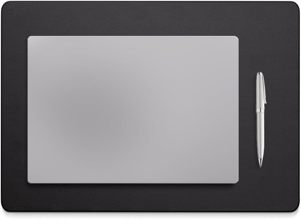 Jotsome Leather Desk Pad Mat, 17" x 12", Black