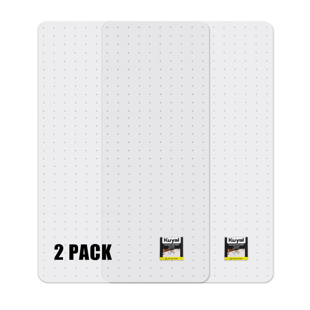 Kuyal Office Chair Mat for Carpet, Clear Heavy Duty Computer Chair Mat