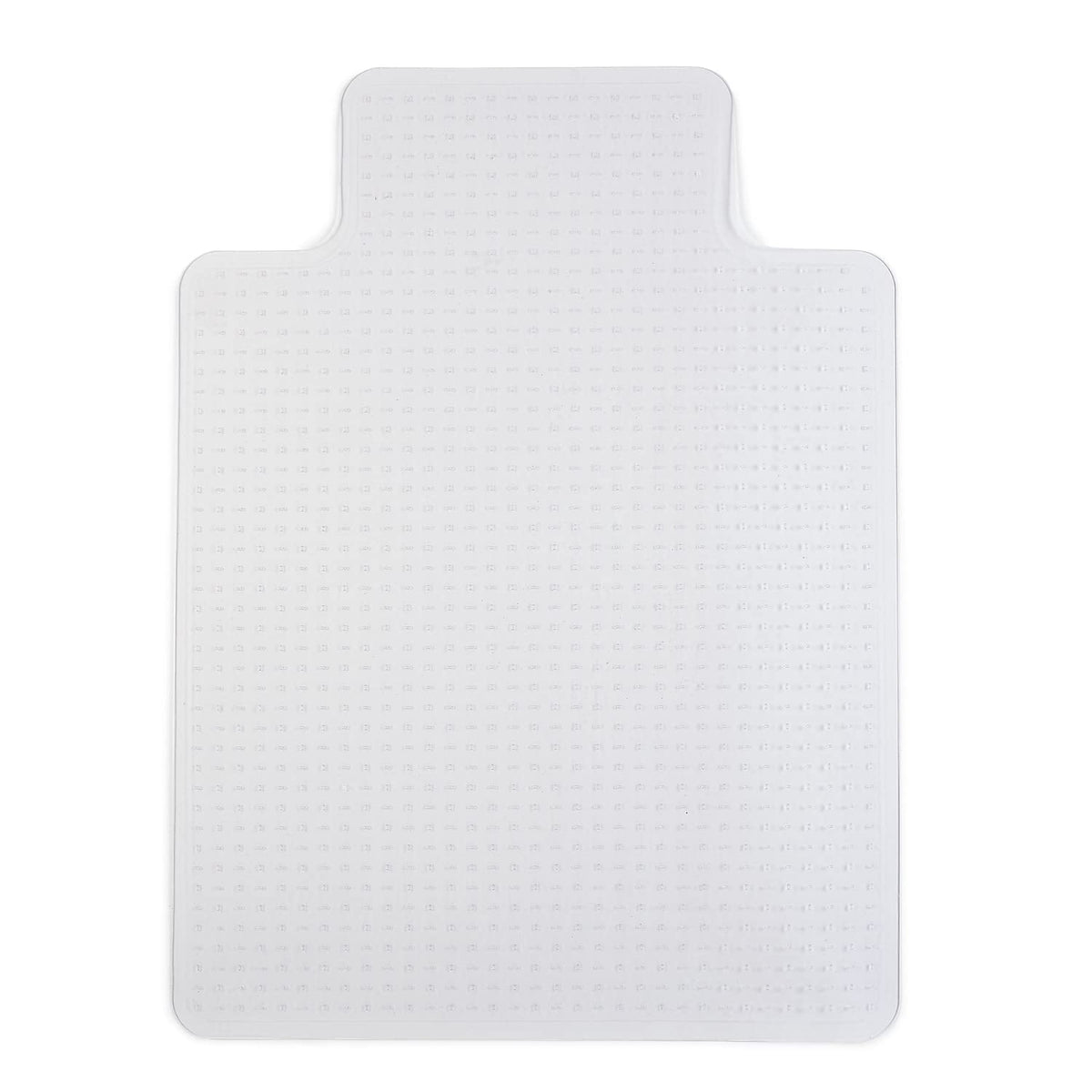Staples Office Chair Mat, Clear, 35.5x47.5 Inch, Flat-Pile Carpet, with Lip