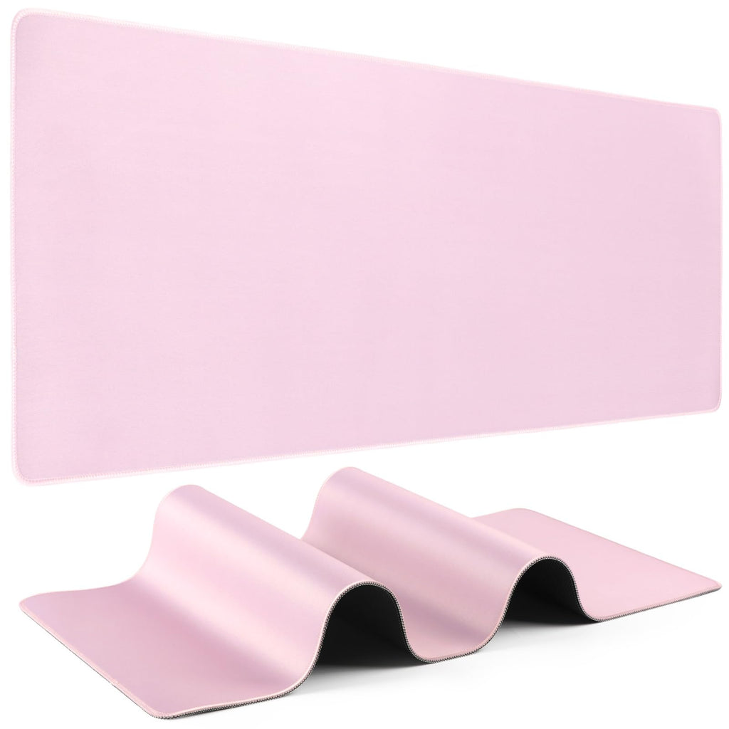 Mouse Pad Gaming - Desk Mat for Keyboard and Mouse - Kanagawa Large Mouse Pad for Desk, Japanese Sea Wave Mousepad (31.5 x 11.8inch) with Non-Slip Base, Desks Pad Mat for Game, Office and Home