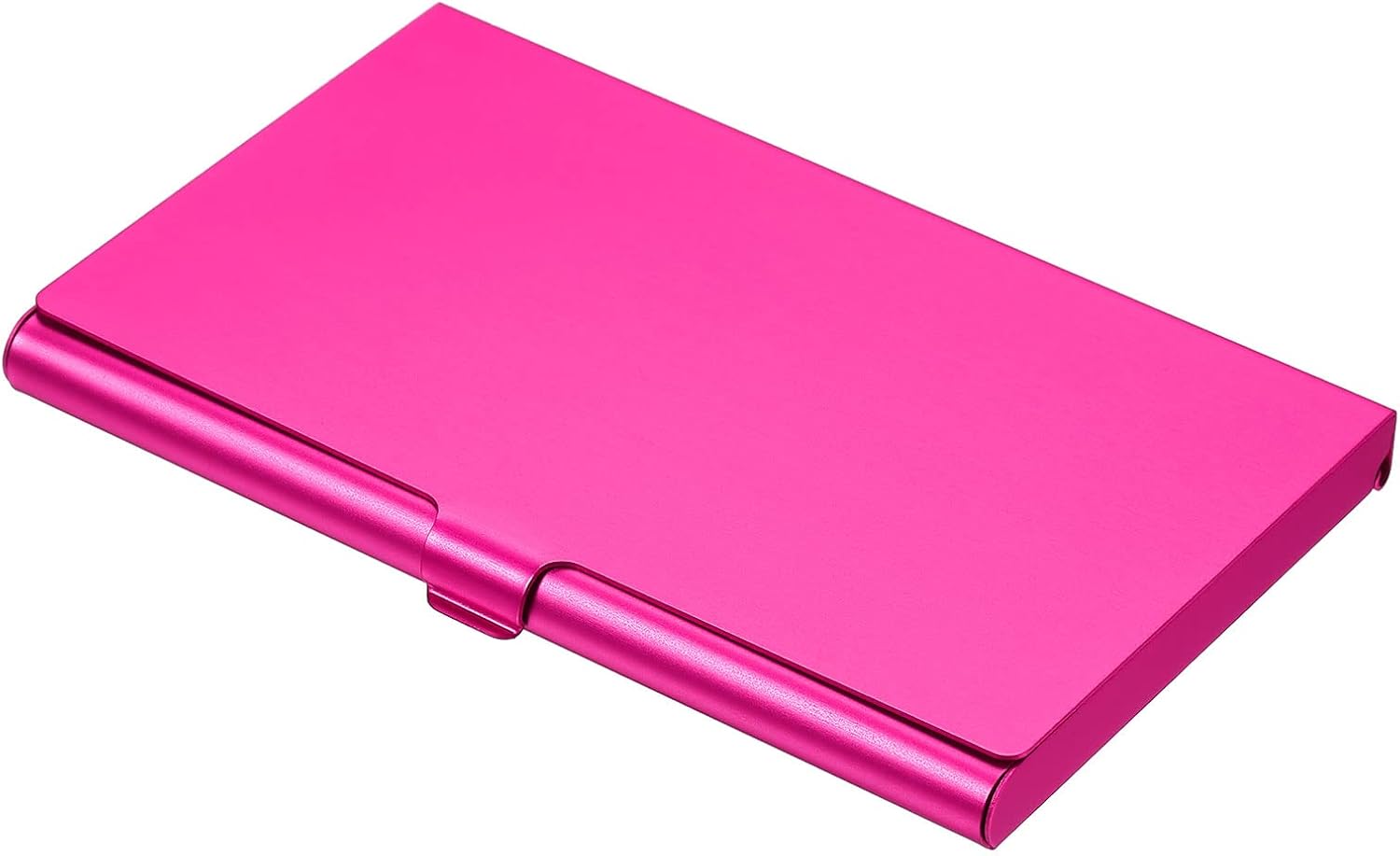 PATIKIL Business Card Holder, Aluminum Alloy Flip Cover Slim Name Cards Case for Women Men, Champagne Gold