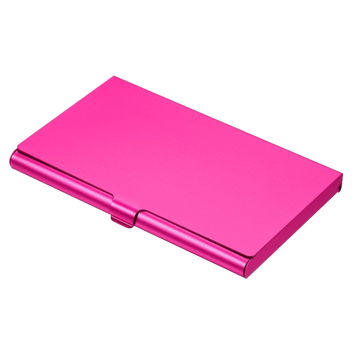 PATIKIL Business Card Holder, Aluminum Alloy Flip Cover Slim Name Cards Case for Women Men, Champagne Gold