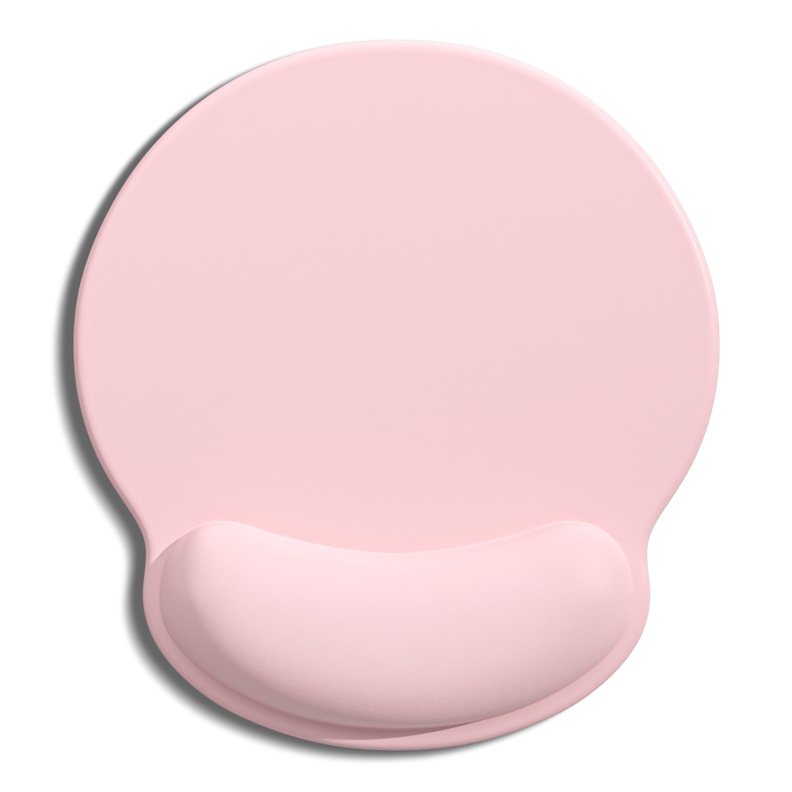 Auhoahsil Ergonomic Mouse Pad with Wrist Rest, Comfortable Silicone Non-Slip Computer Pain Relief Gel Mouse Mat with Wrist Support for Gaming, Work, Office, Women & Men, Cute Pattern, Beige