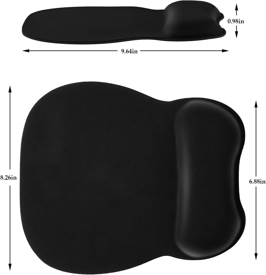 EooCoo Ergonomic Mouse Pad with Wrist Rest, Memory Foam Support Mousepad