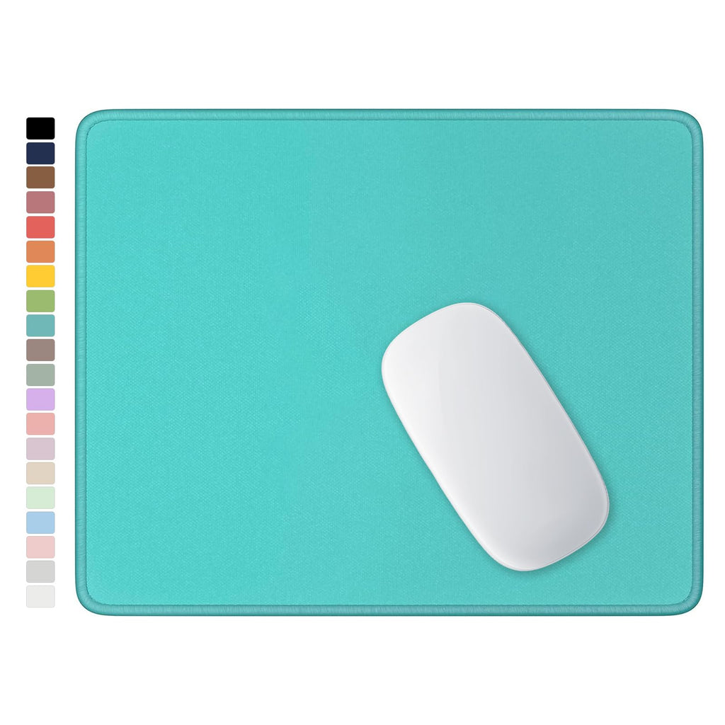 Hsurbtra Mouse Pad, Premium-Textured Square Mousepad 10.2 x 8.3 Inch, Stitched Edge Anti-Slip Waterproof Rubber Pretty Cute Computer Mat for Office Gaming Laptop Women Kids Sage Green