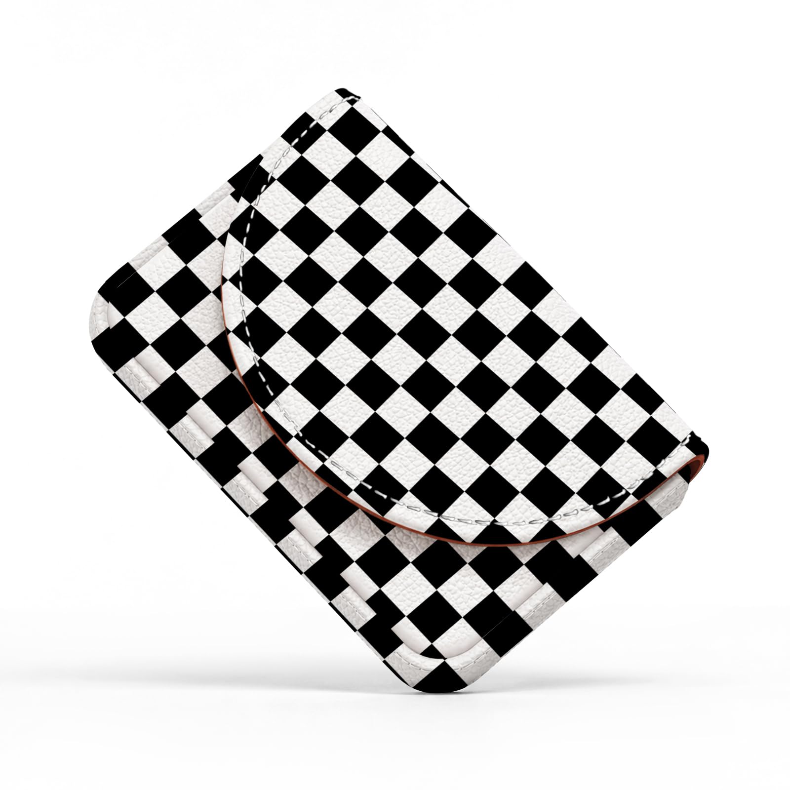 Business Card Holder，PU Leather Business Card Case Wallet White