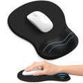 Ergonomic Mouse Pad with Wrist Rest, Gel Wrist Support, Black