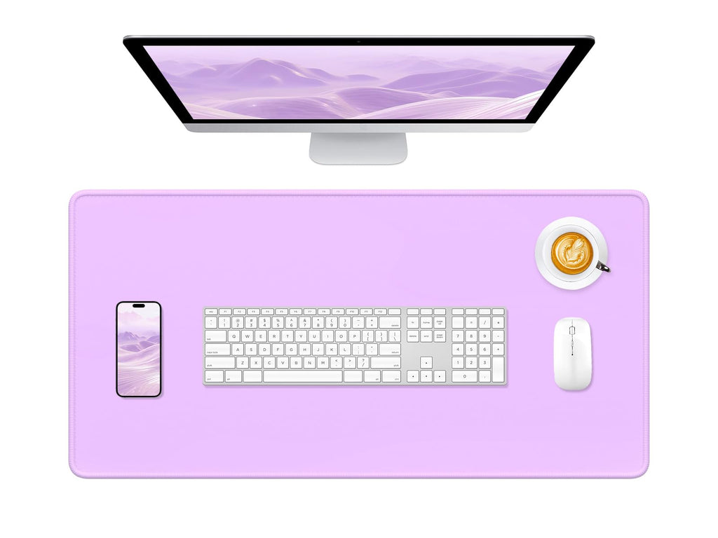 Hsurbtra Mouse Pad, Premium-Textured Square Mousepad 10.2 x 8.3 Inch, Stitched Edge Anti-Slip Waterproof Rubber Pretty Cute Computer Mat for Office Gaming Laptop Women Kids Sage Green