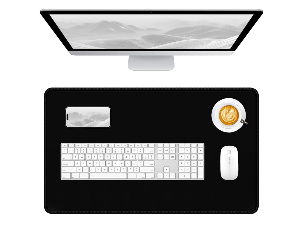 Hsurbtra Mouse Pad, Premium-Textured Square Mousepad 10.2 x 8.3 Inch, Stitched Edge Anti-Slip Waterproof Rubber Pretty Cute Computer Mat for Office Gaming Laptop Women Kids Sage Green