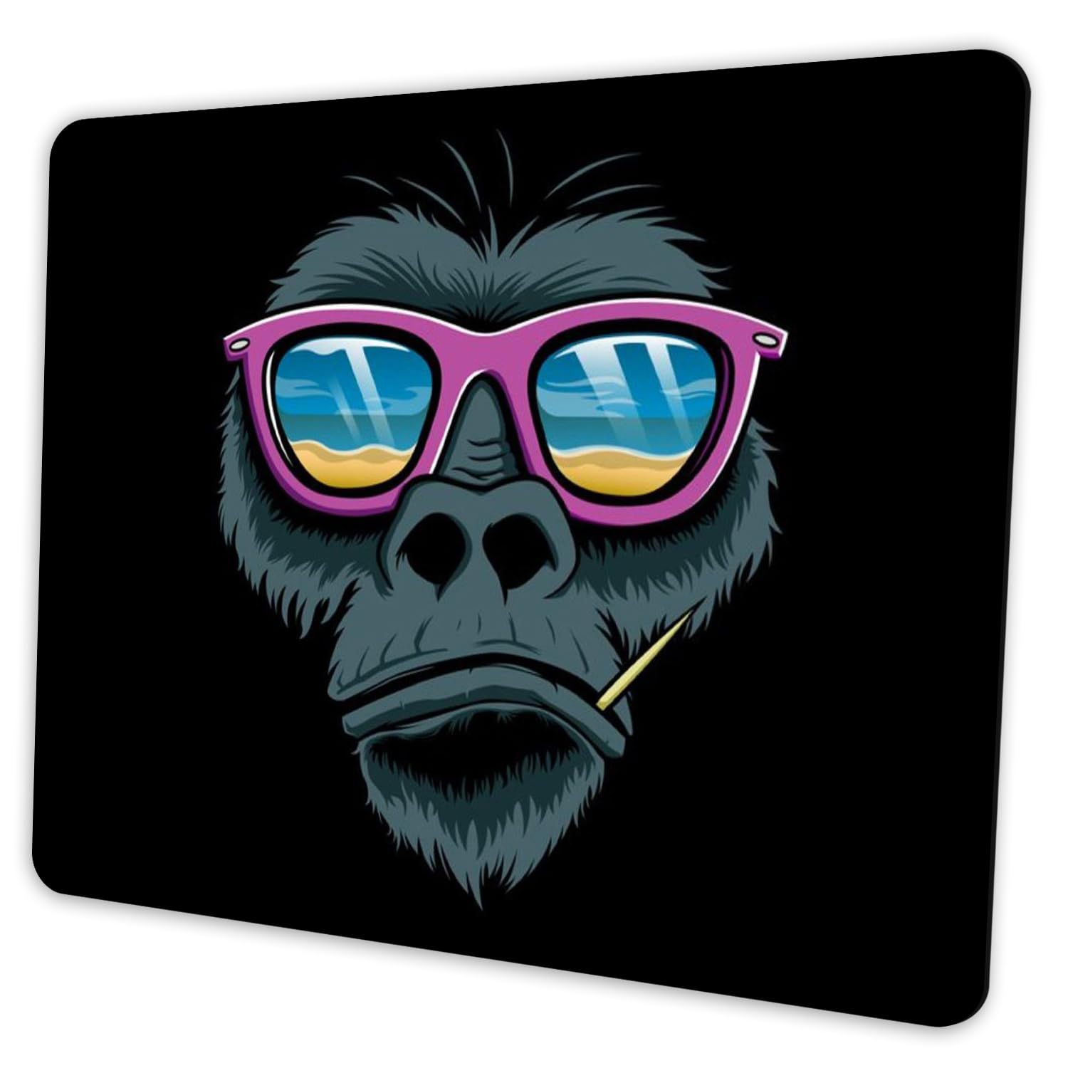 Sunset Beach Mouse pad 9.5"x7.9" Non-Slip 3mm Small Computer Pad