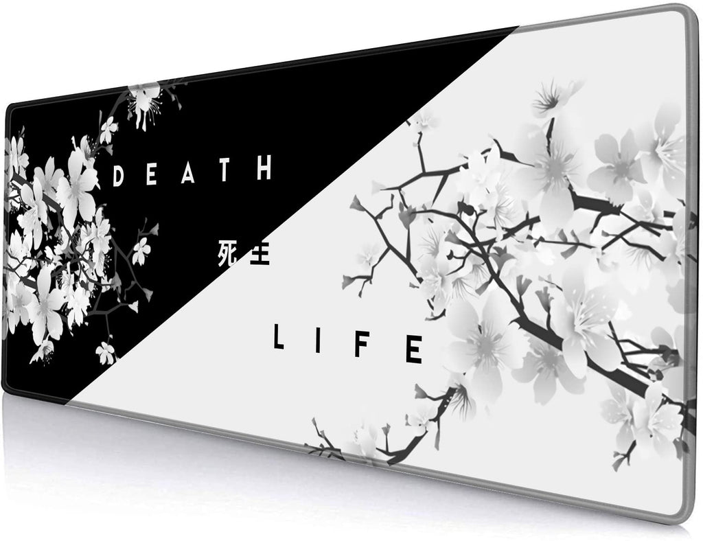 Large Gaming Mouse Pad with Stitched Edges, Galaxy Desk Mat, Extended XL Keyboard Pad, Non-Slip Rubber Base Desk Pad for Keyboard and Mouse, 31.5X11.8 inch