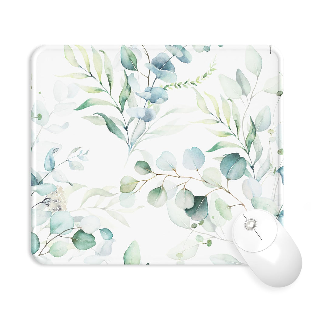 eulps Mouse Pad with Wrist Rest, Comfortable Computer Mousepad with Gel Wrist Support Smooth Surface and Non-Slip PU Base for Pain Relief, Laptop, Office & Home (Rose)