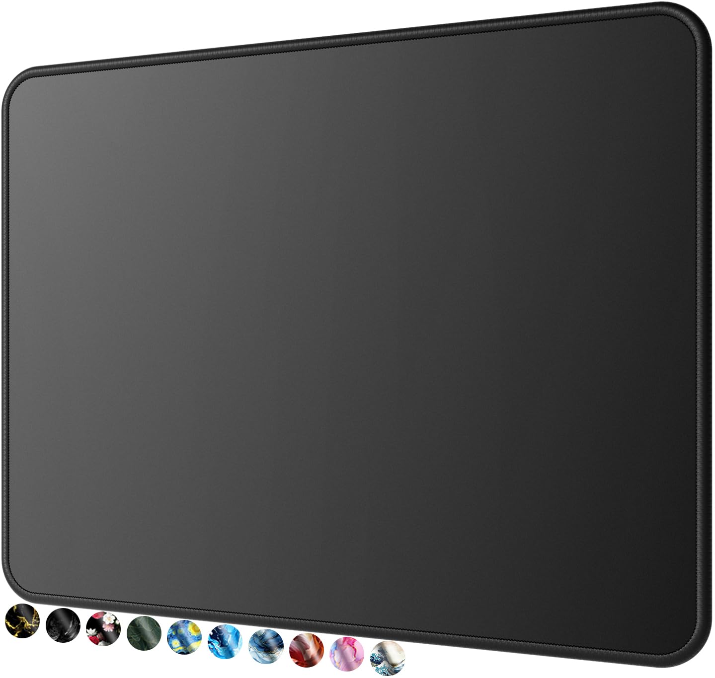 MROCO Essential Office & Gaming Mouse Pad, 30% Larger, 8.5” x 11” in, Black