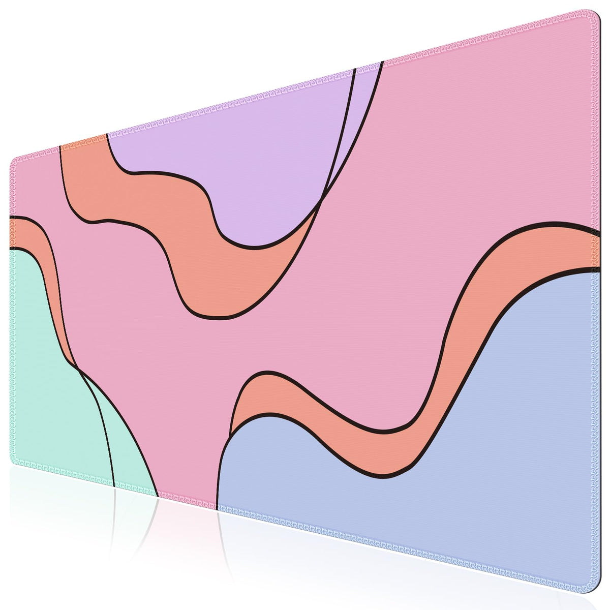 iCasso Desk Mat,Cute Desk Cover for Women,35.4x15.7in,Checkered