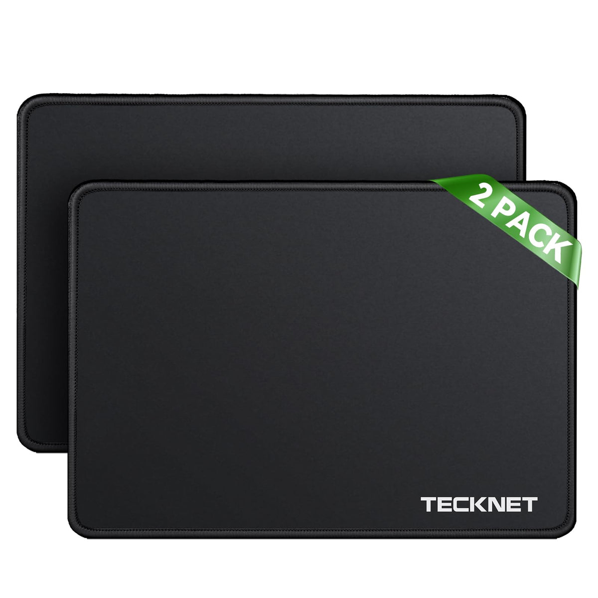 TECKNET 4 Pack Mouse Pad with Durable Anti-fray Stitching, Small Mousepad