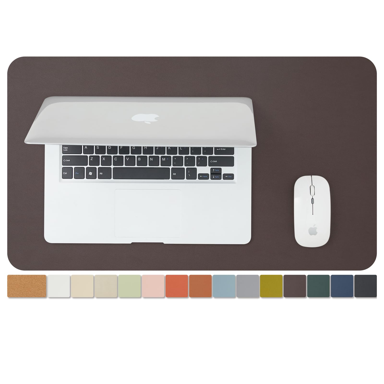 Large Cork Desk Mat - 47.2"x 17" Desk Pad for Office and Home - Ideal for Large Mouse Pad and Desk Mats on Top of Desks(Black)