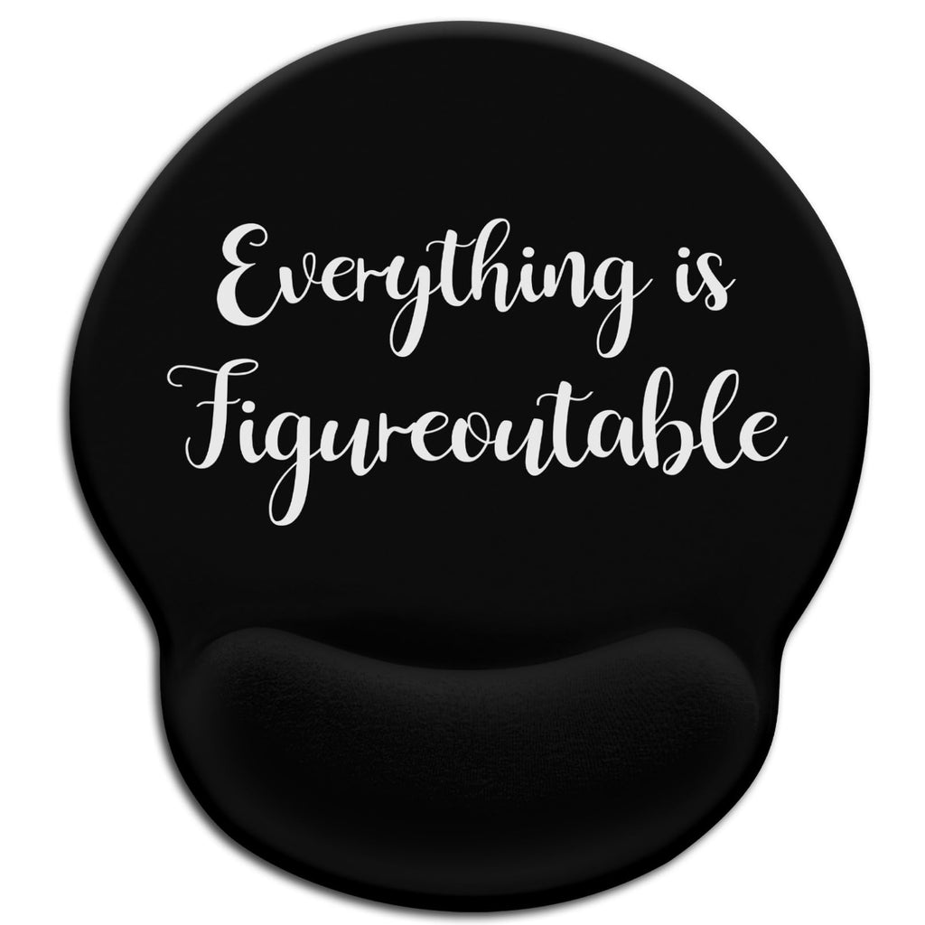 LIMKRIAN Funny Ergonomic Mouse Pad with Wrist Rest, Cat Desk Decor Gifts