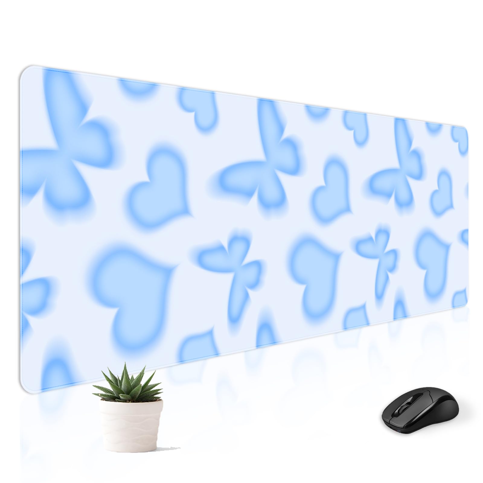 Cute Desk Mat for Keyboard Desktop Extra Large Mouse Pad, Castle