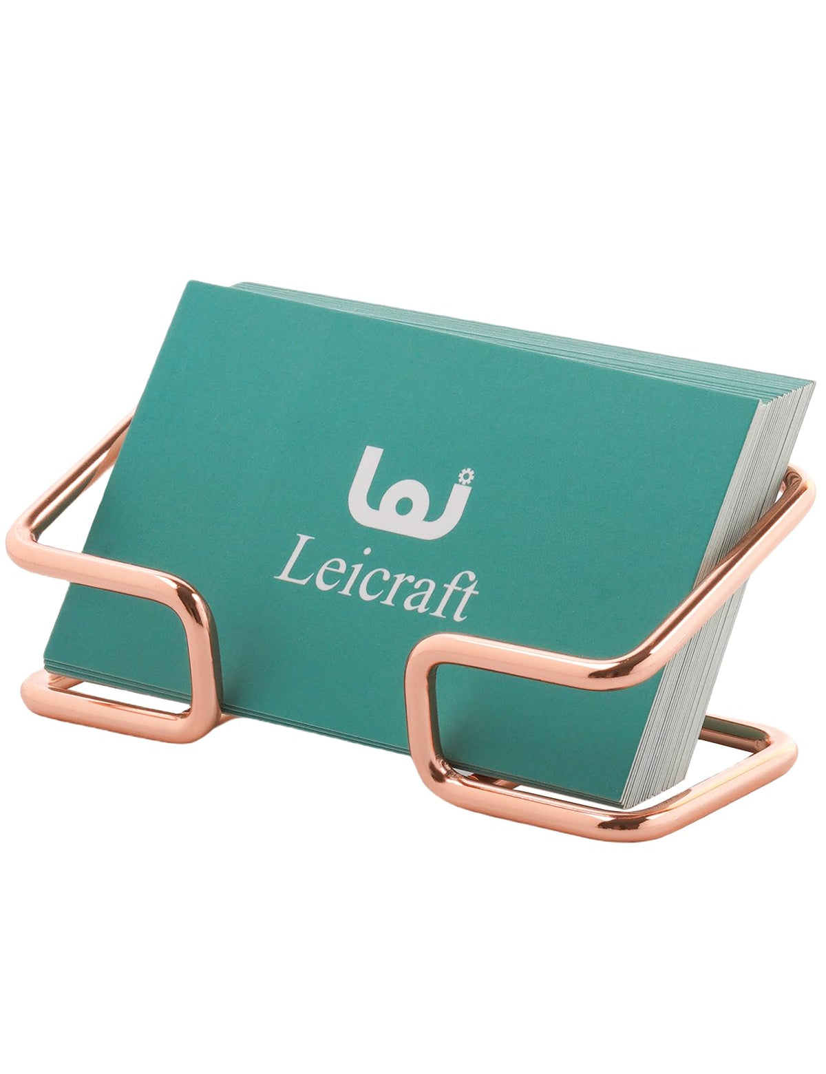Business Card Holder for Desk, Cute Metal Card Organizers
