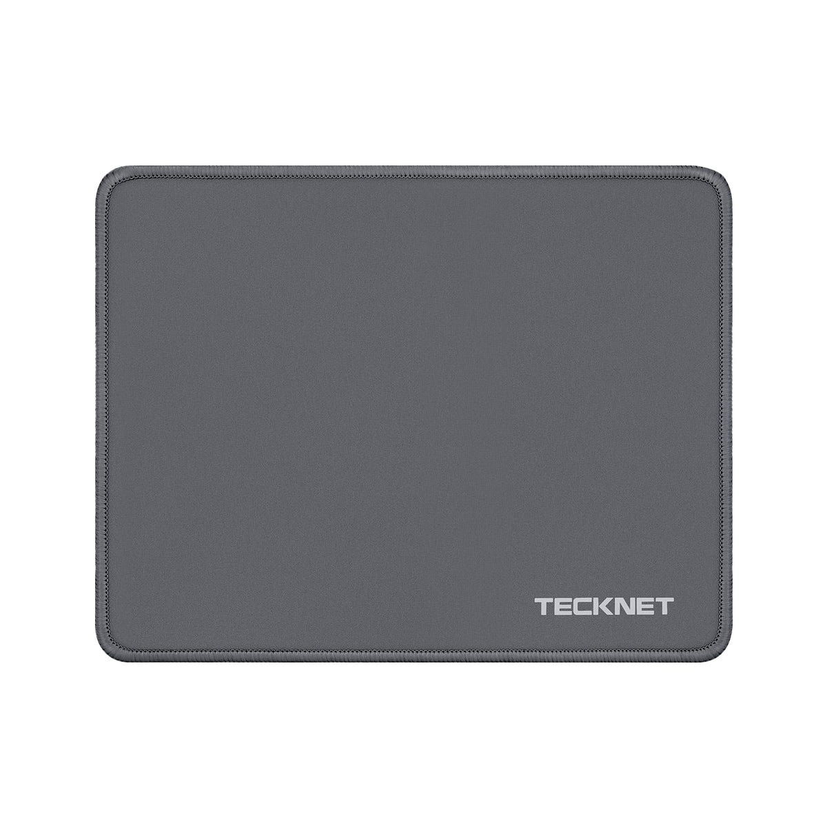 TECKNET Mouse Pad with Durable Anti-fray Stitching, Black Small Mousepad