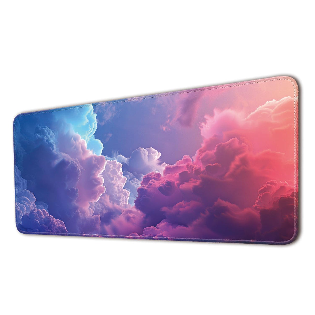 Keyboard Mat, Large Mouse Pad, Purple Butterfly