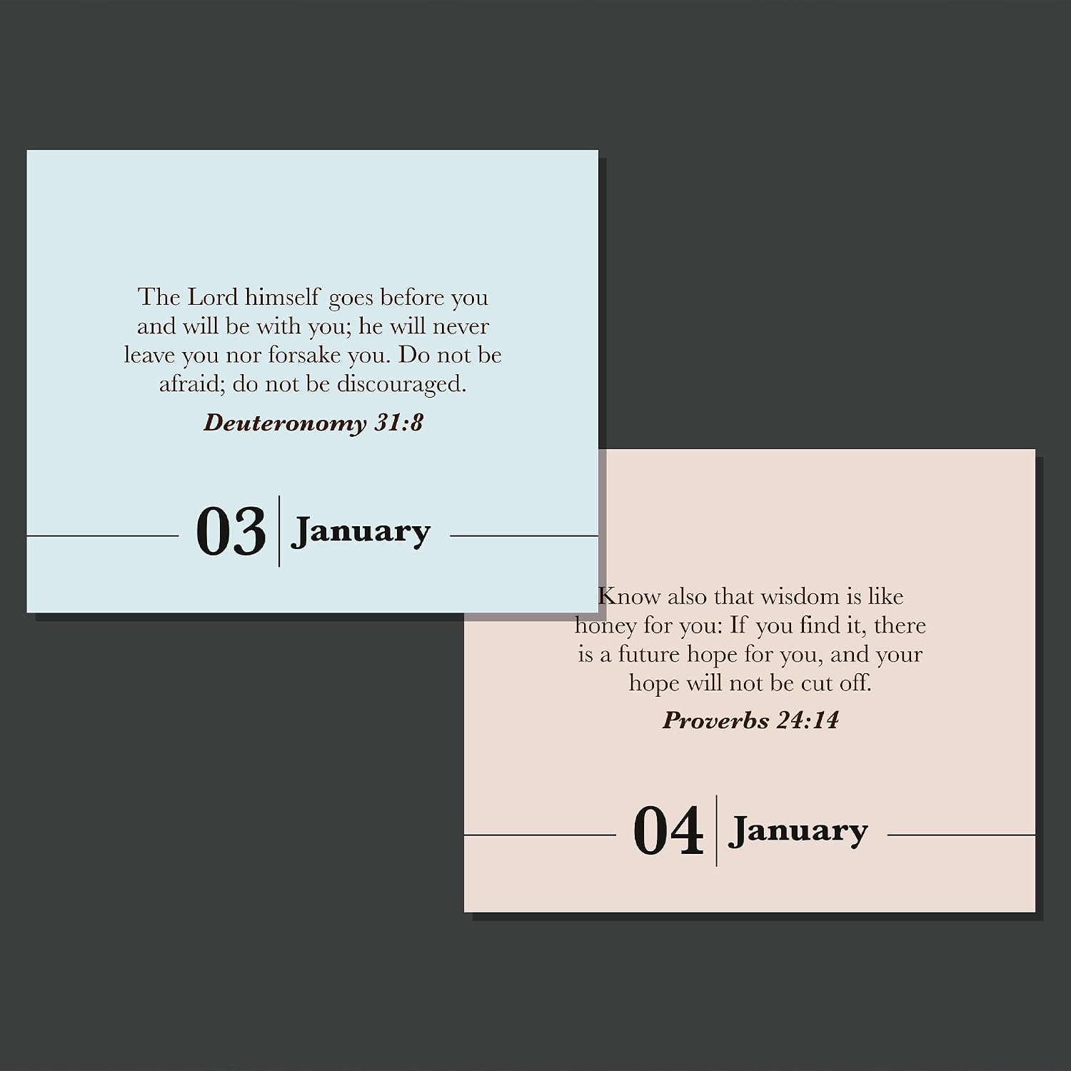 Verse A Day Perpetual Calendar | Enjoy it Year After Year, 365 Christian Verses from the NIV Bible to Inspire Your Daily Devotional, Positive Inspirational Religious Daily Verses for Men & Women