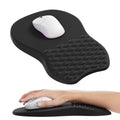 MROCO Ergonomic Mouse Pad with Wrist Support, Memory Foam Wrist Rest, Black